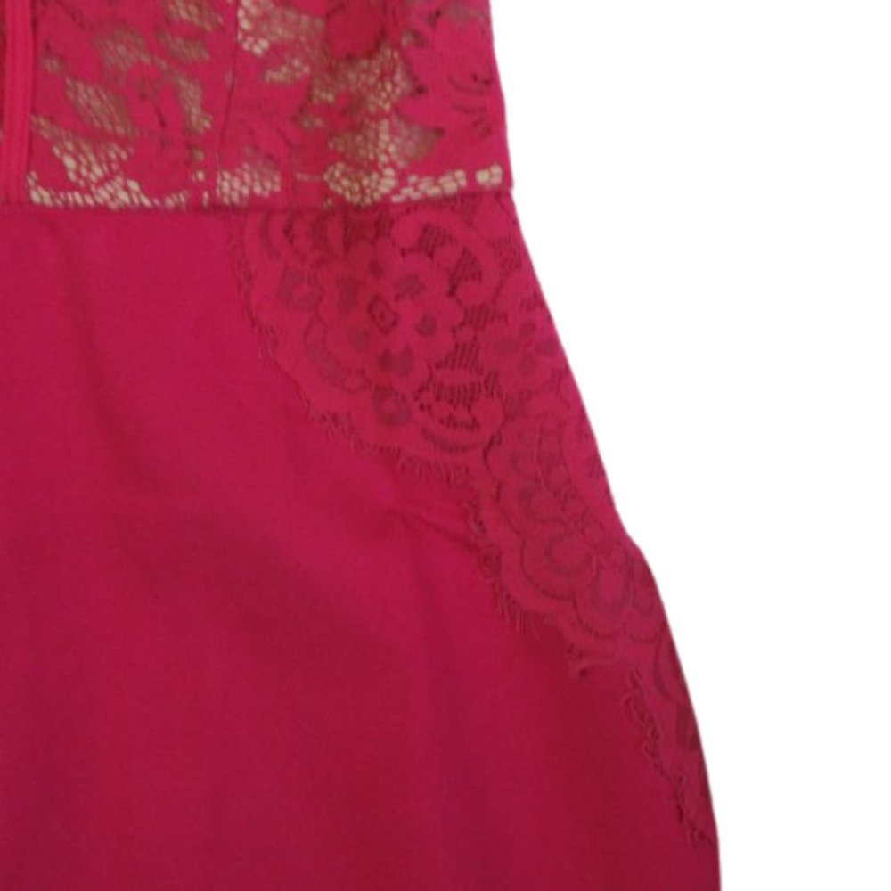 The Room By Ark & Co Pink Strappy Lace Bodycon Dress S - Picture 8 of 11